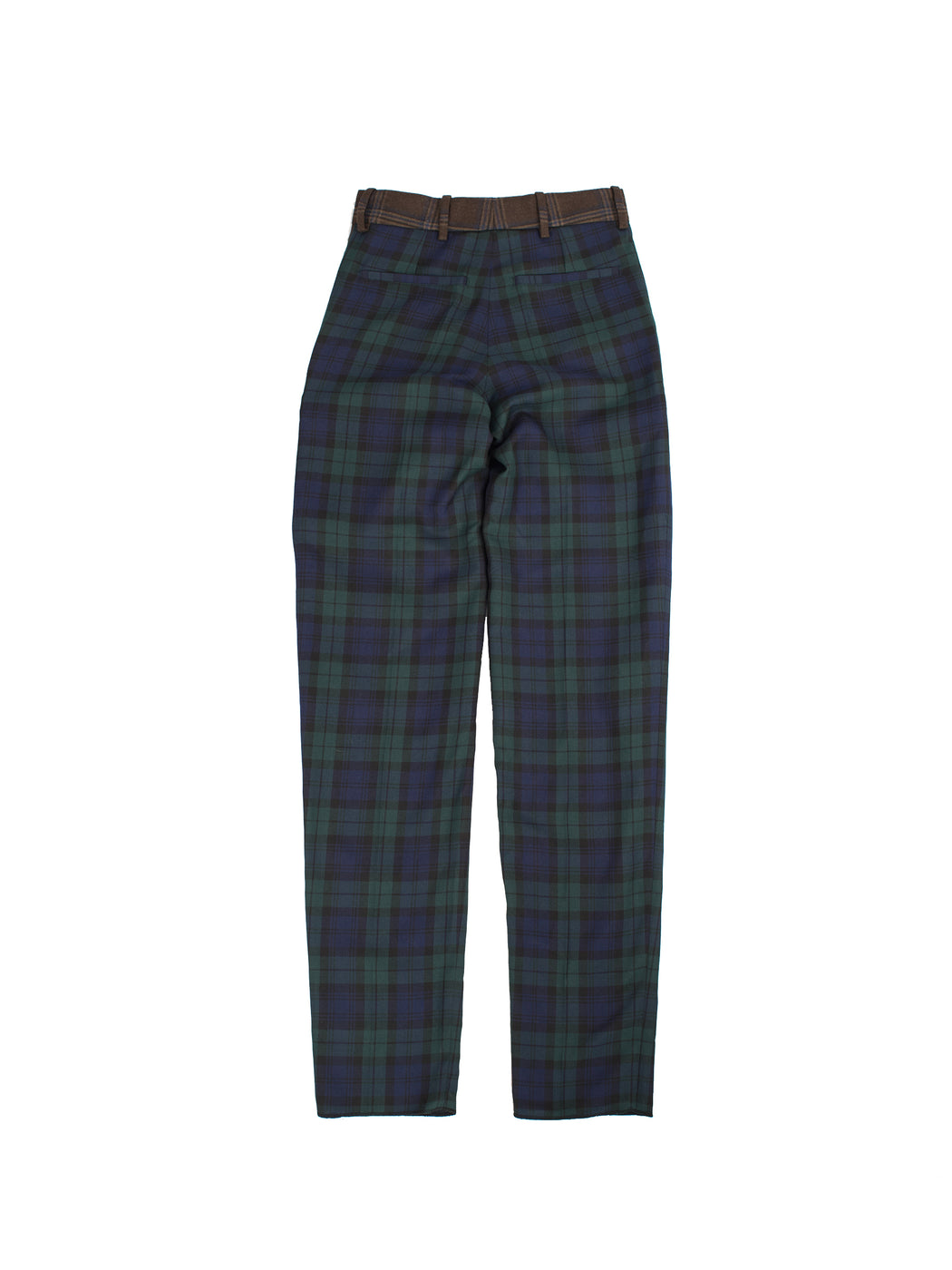 Cut-out Trousers - Blue/Green