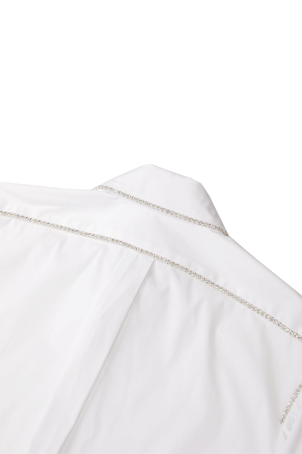 Button Down with Cargo Pocket Sleeve - White