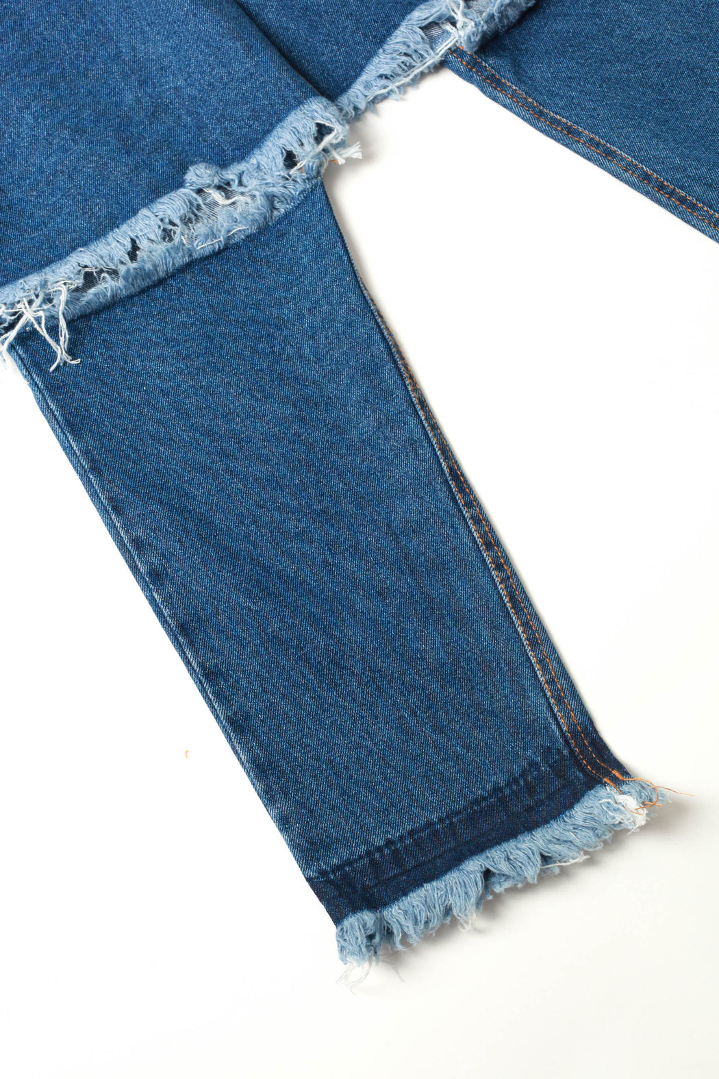 Dark Blue Demi-denim Dungarees