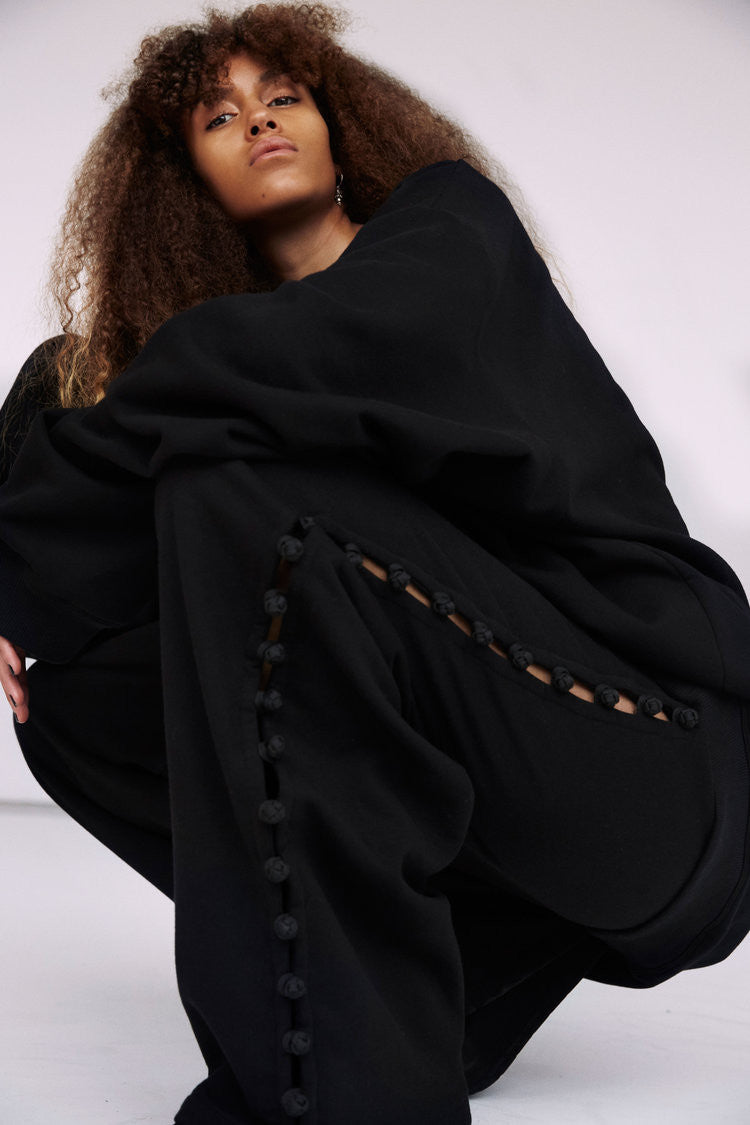 Frog Dress - Black
