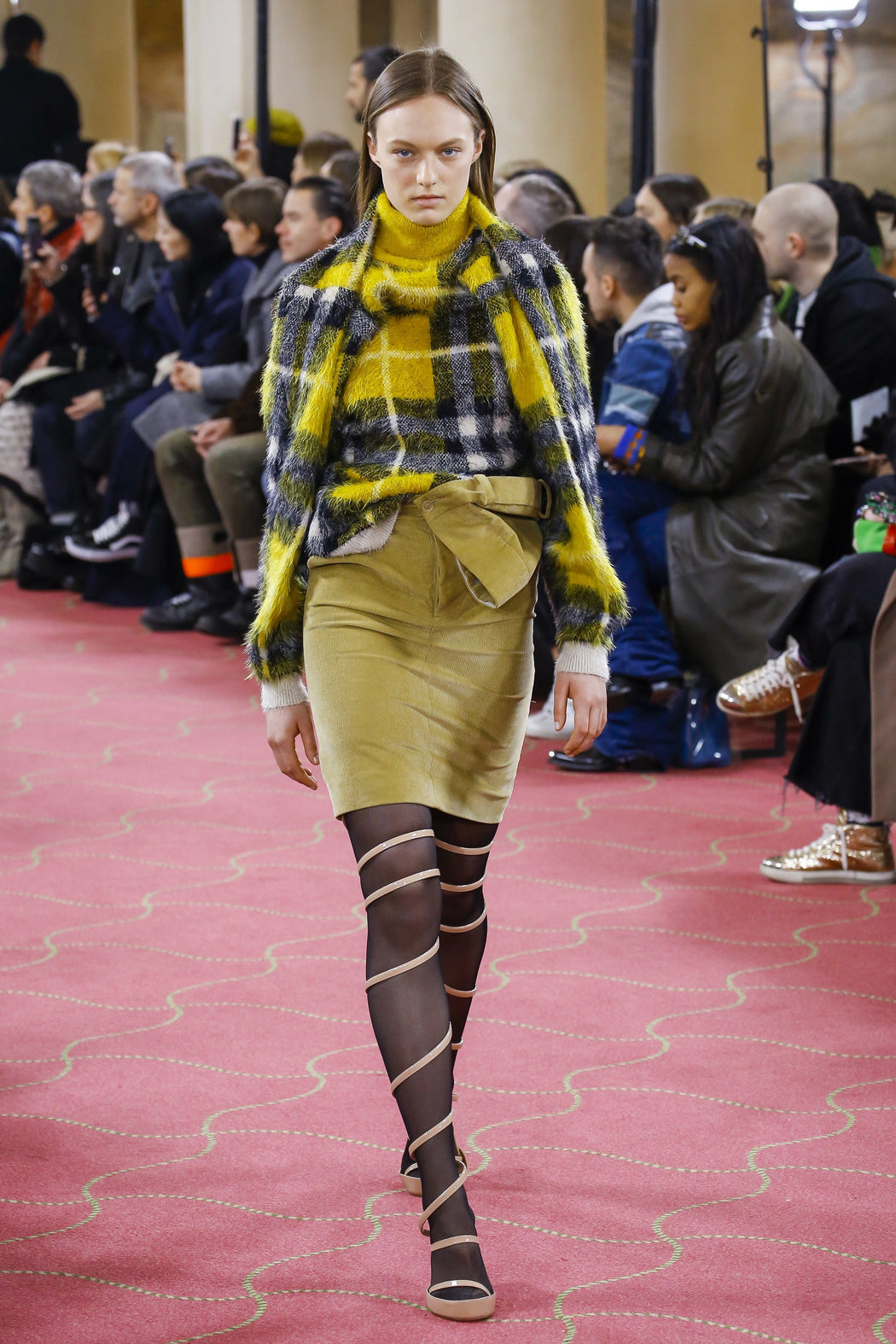 Tartan Knitwear - Yellow
