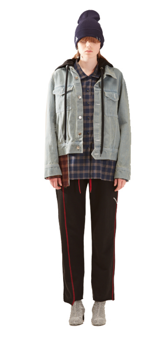 Hood Denim Jacket