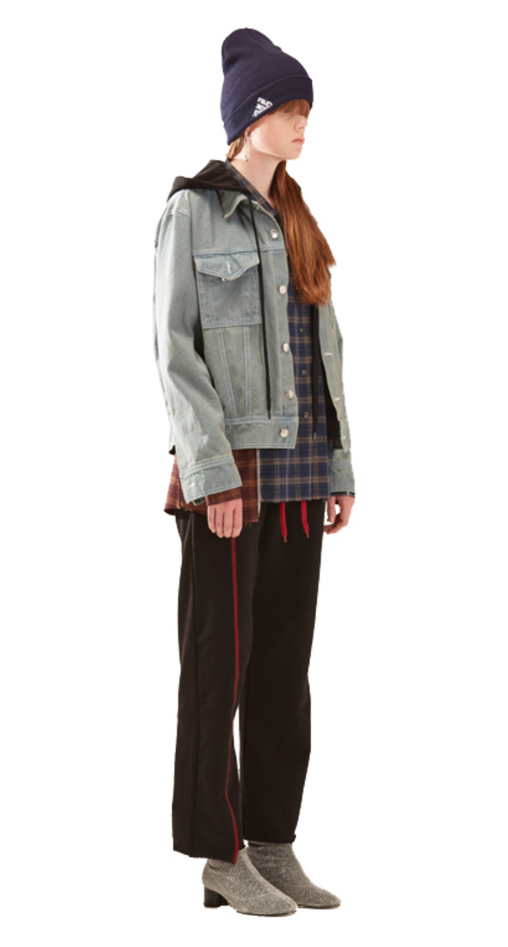 Hood Denim Jacket