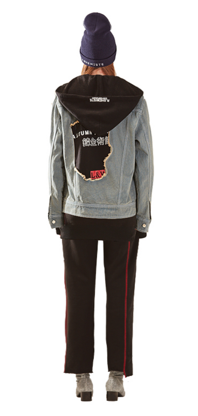 Hood Denim Jacket