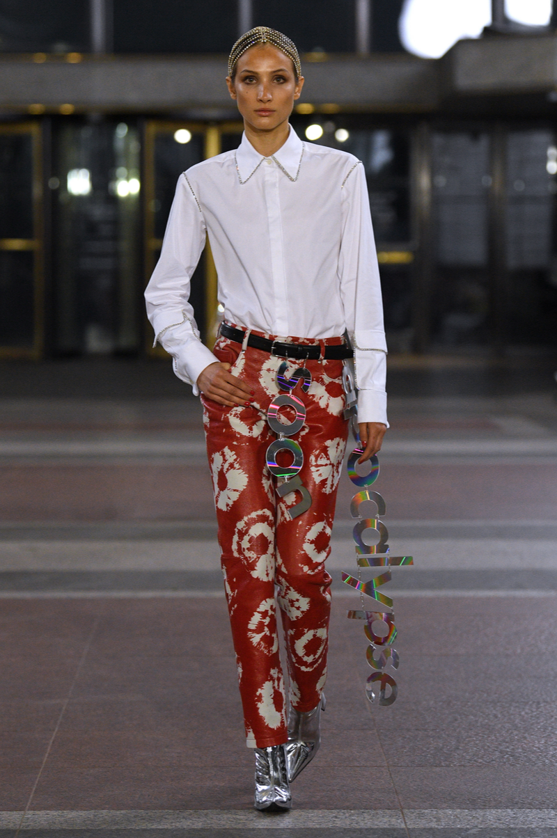 Button Down with Cargo Pocket Sleeve - White