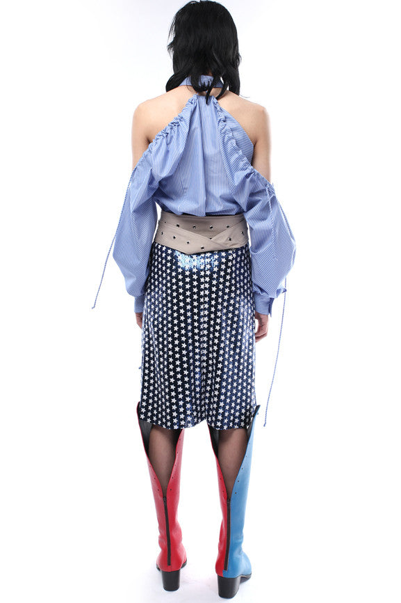Spangle Skirt - Blue