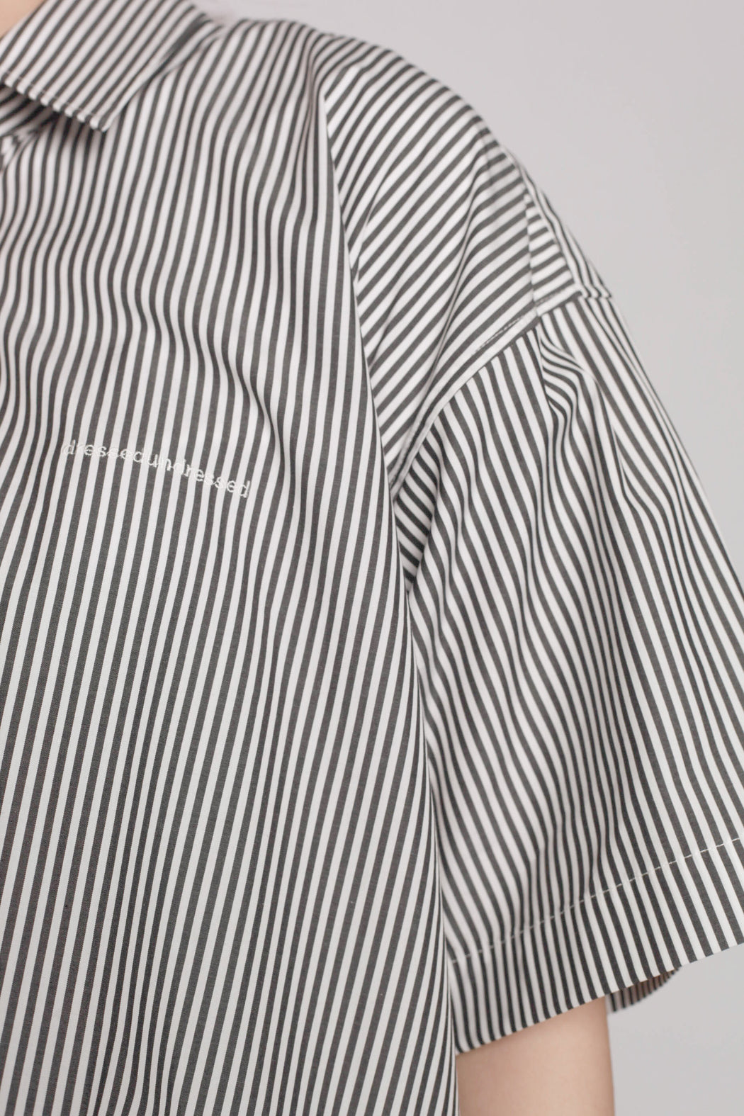 Contrast Short Sleeve Shirt - Black