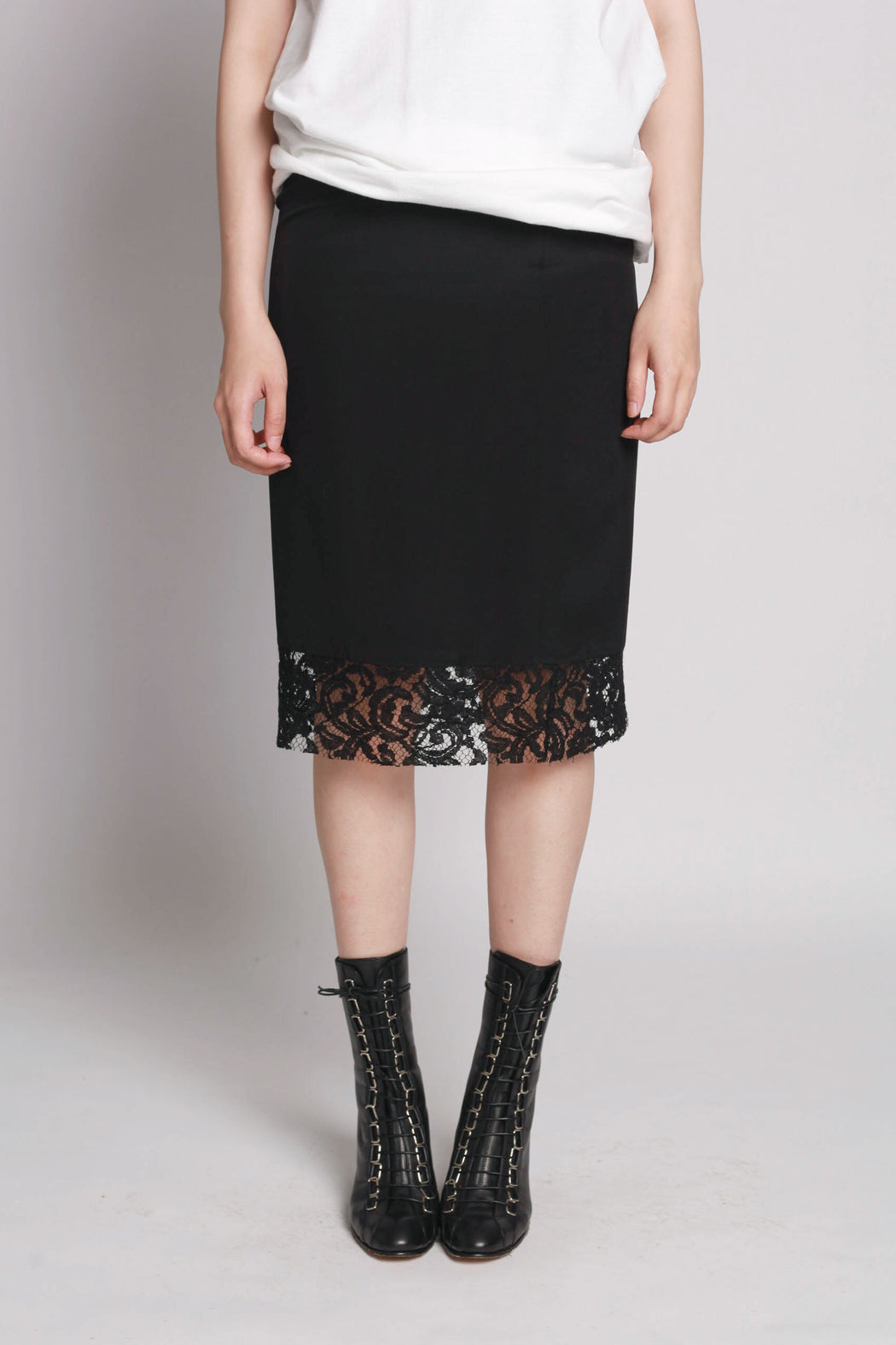 Lace Skirt - Black