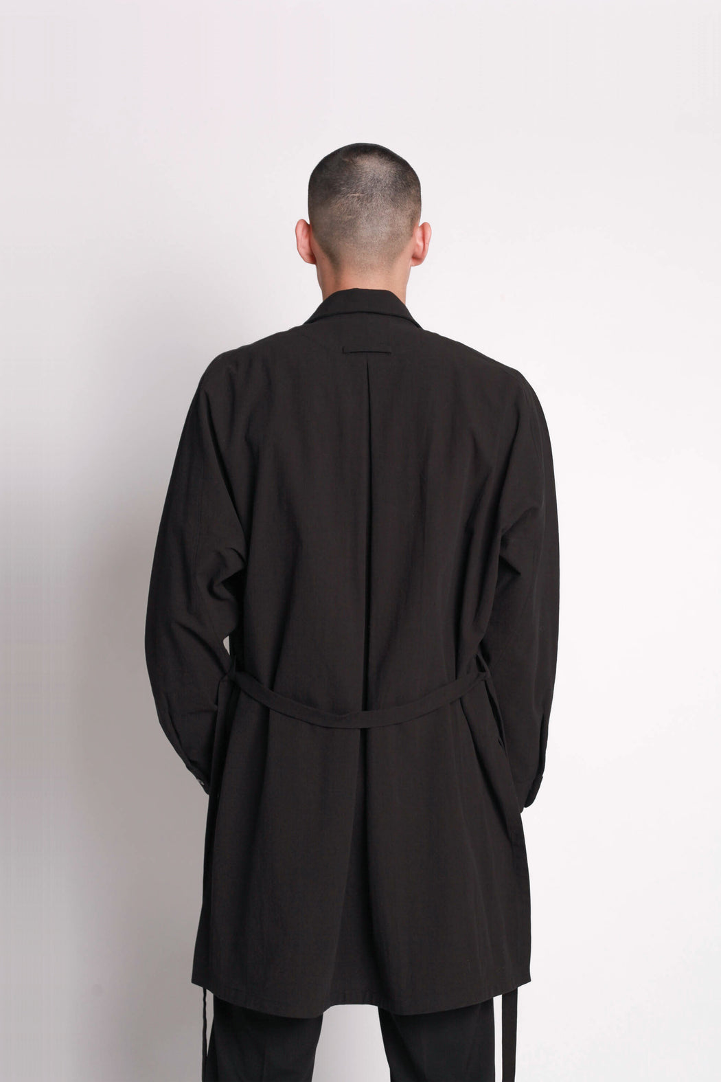 Oversized Button Up Shirt - Black