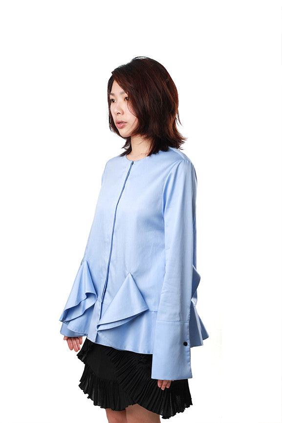 Ruffle Hem Shirt