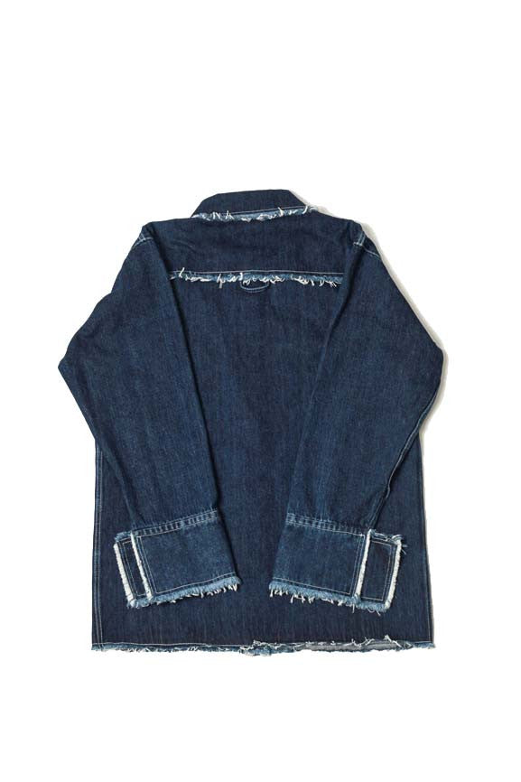 Supersized Cuff Shirt - Stonewash