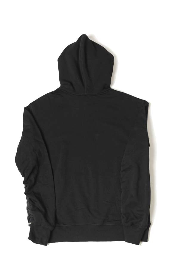Bizet Cotton Fleece Jersey Hoodie - Black