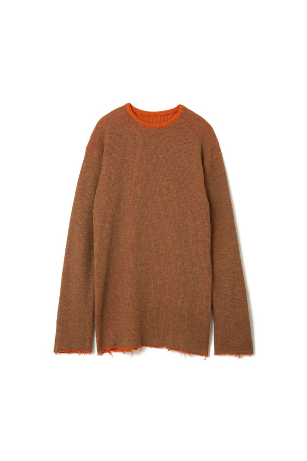 Double Face Rib Knit - Orange