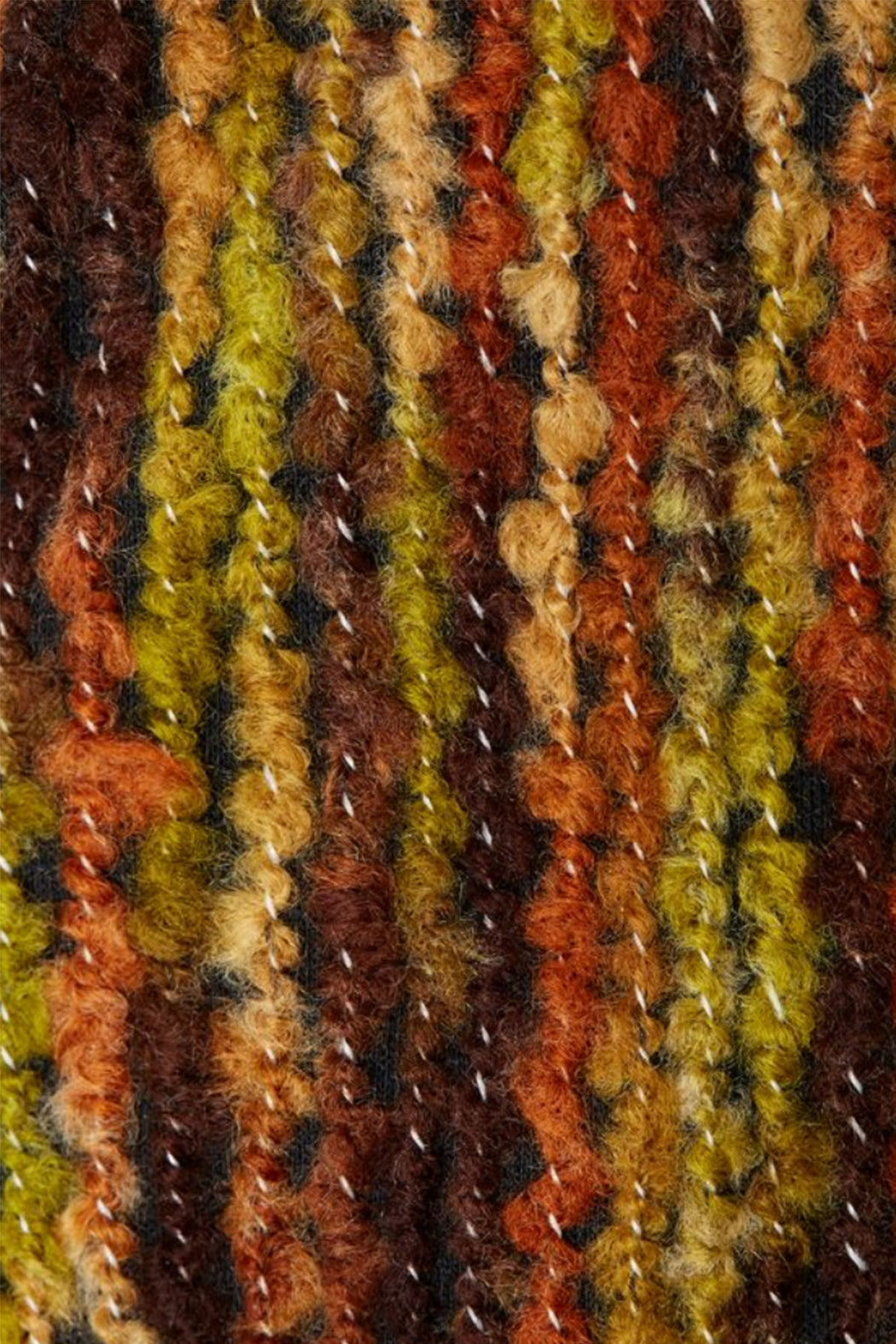 Stripe Yarn Hat - Orange