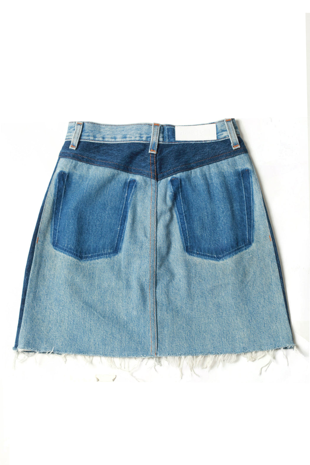 High Waisted Button Up Mini Skirt
