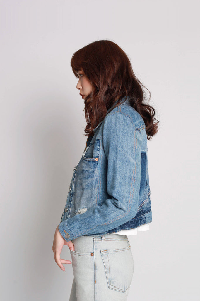 Reconstructed Denim Jacket — CLASH