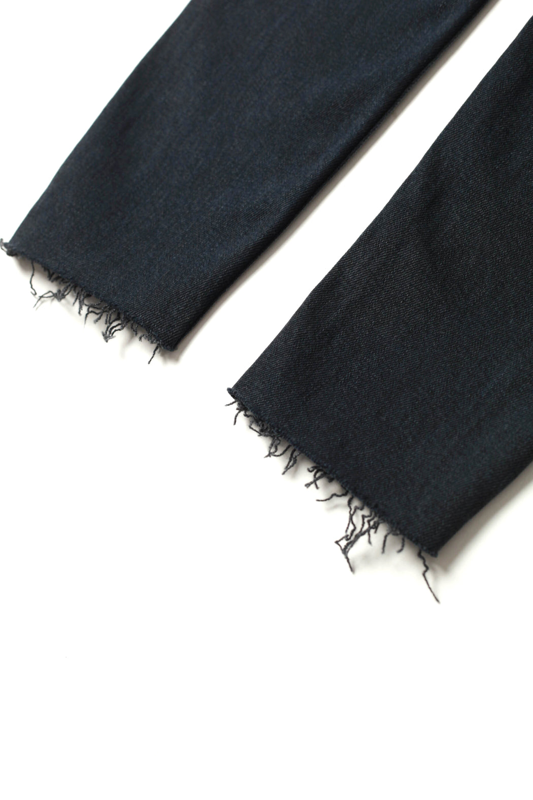 High Rise Ankle Crop - Worn Black