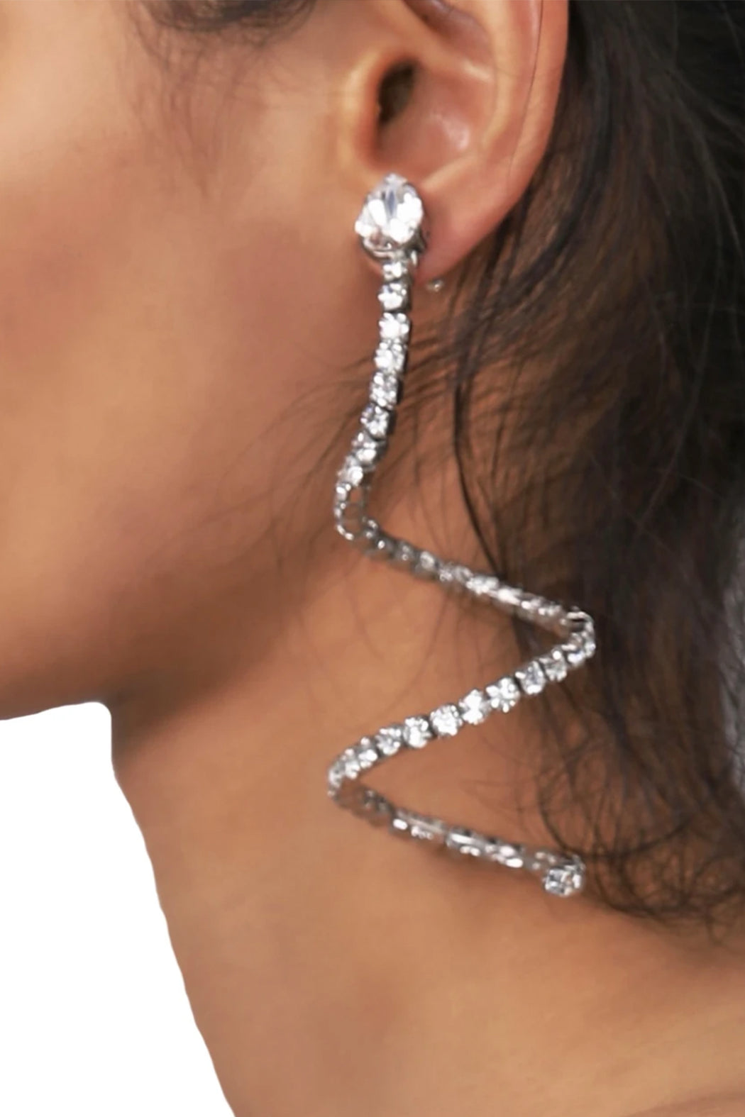 Spiral Earrings - Silver