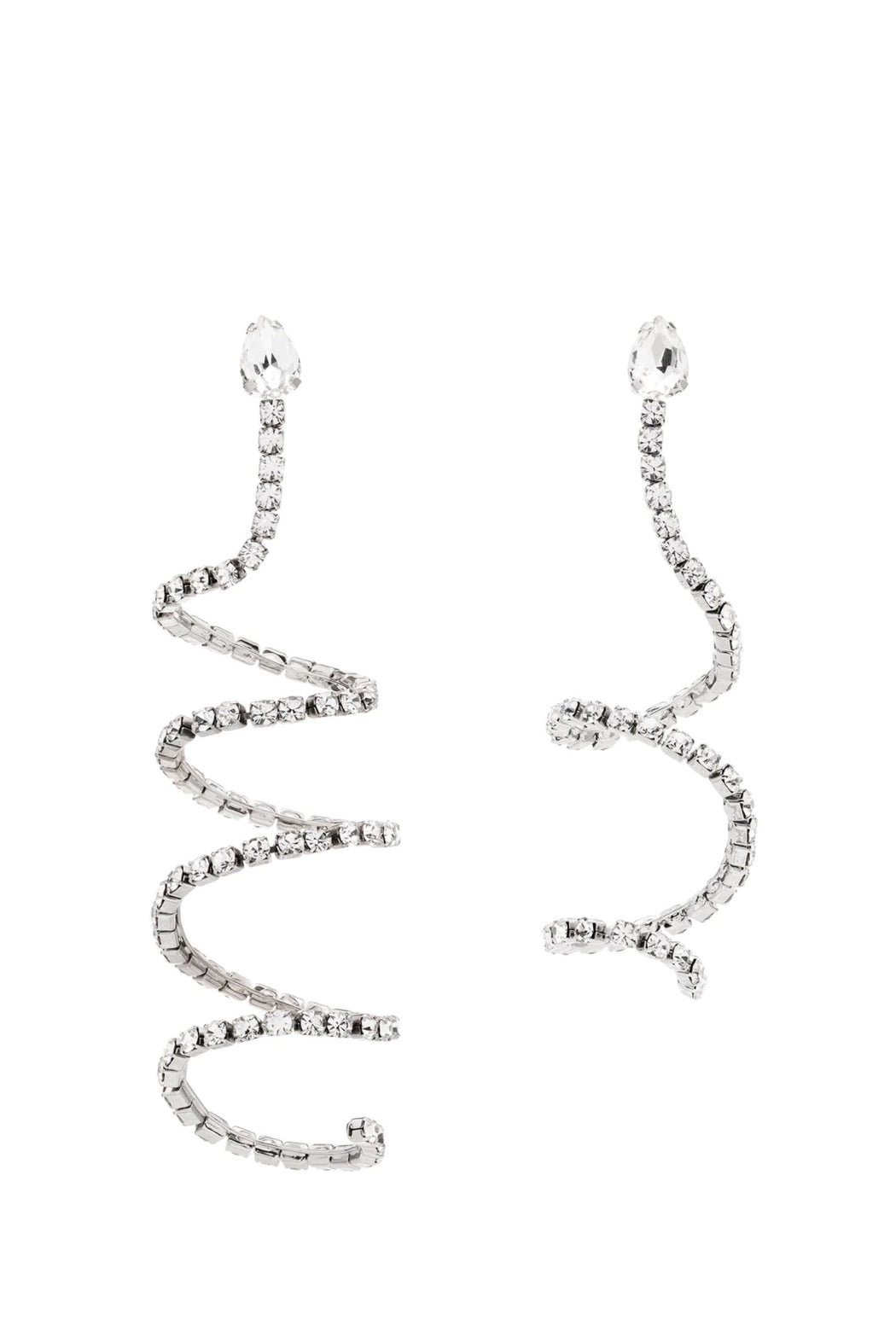 Spiral Earrings - Silver