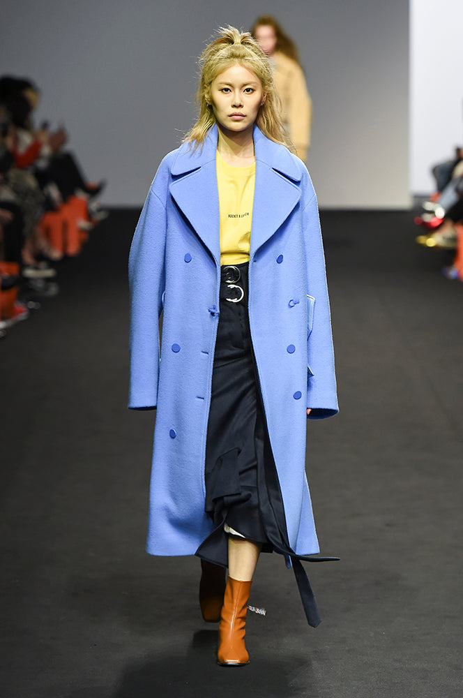 Wool Skirt - Navy