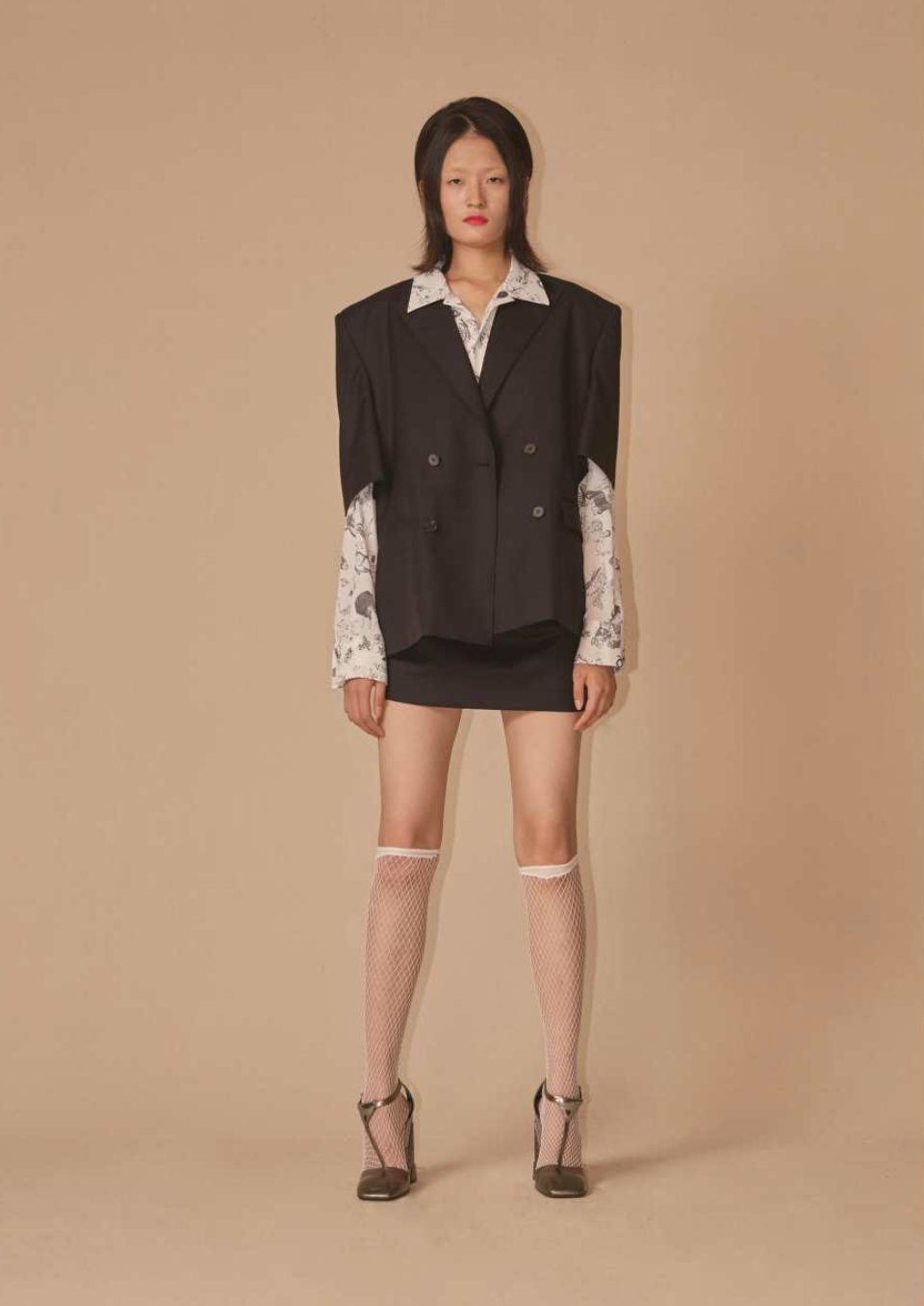 Double Breasted Blazer - Navy