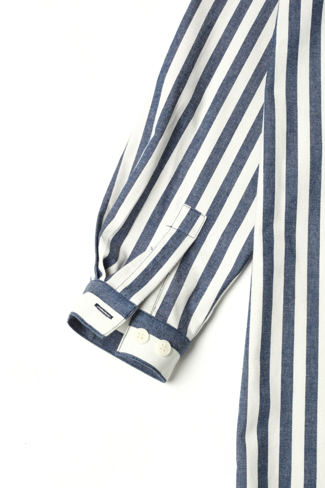 Long Over Shirt - Blue/White