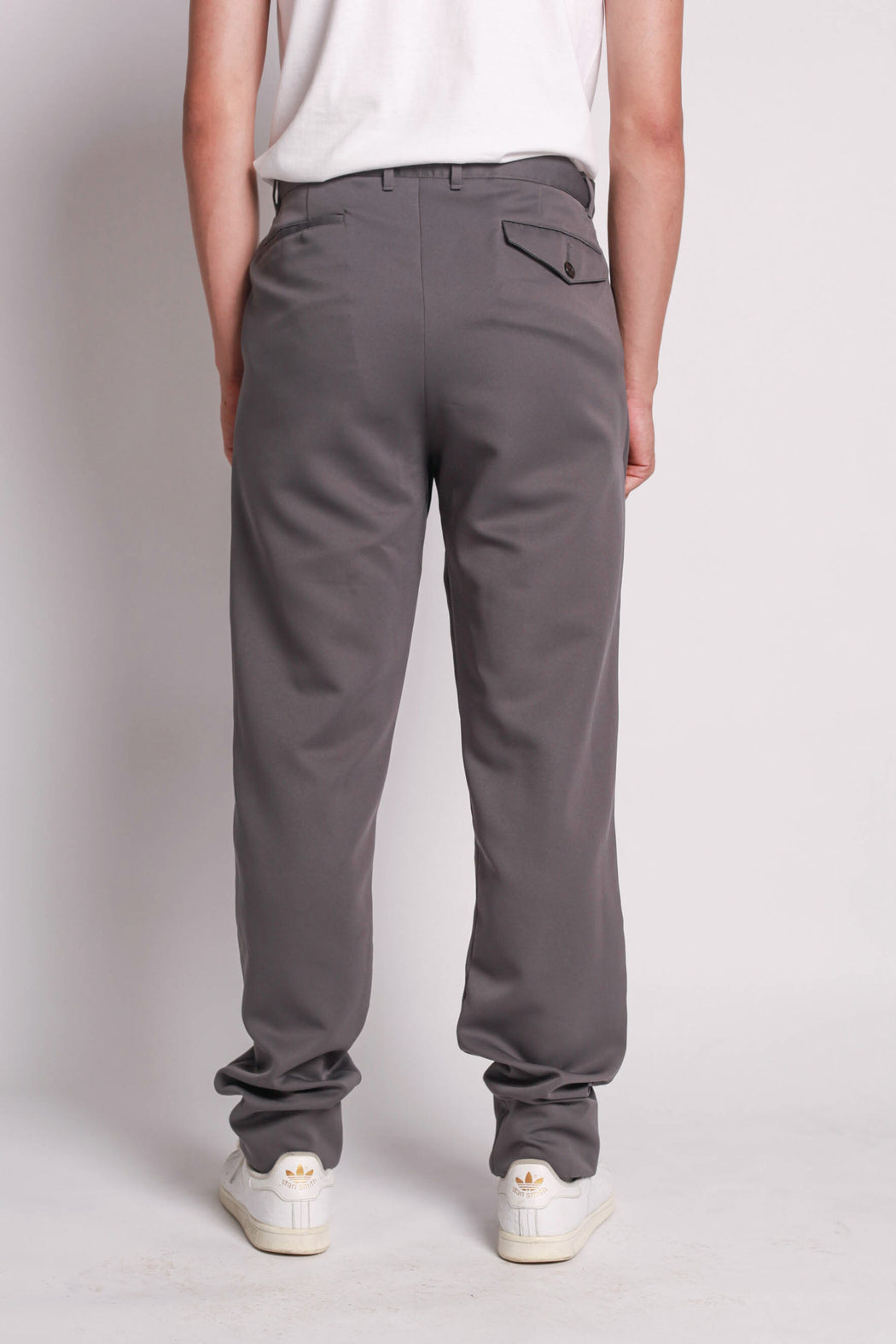 Tuck Slacks - Grey
