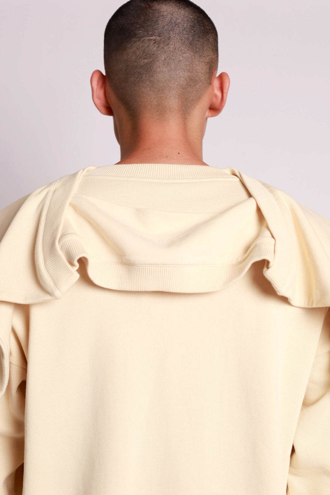 Oversized Sweater w/ Volume - Biscotti