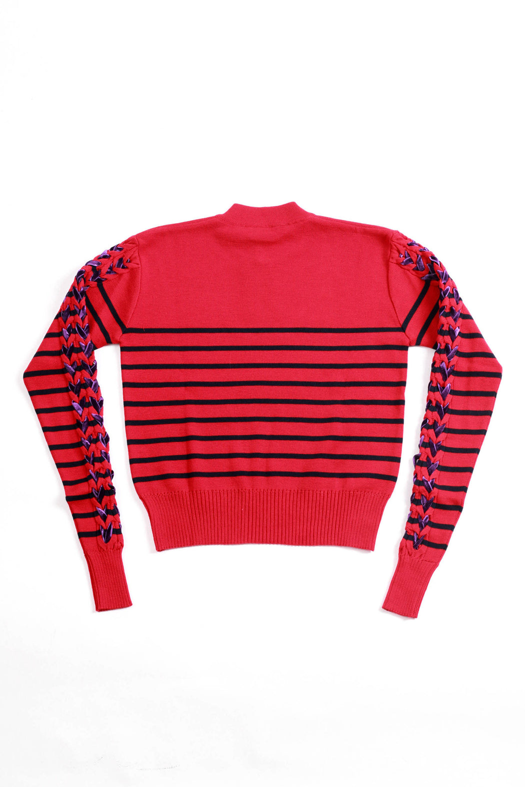 Stripe Pullover - Red/Navy