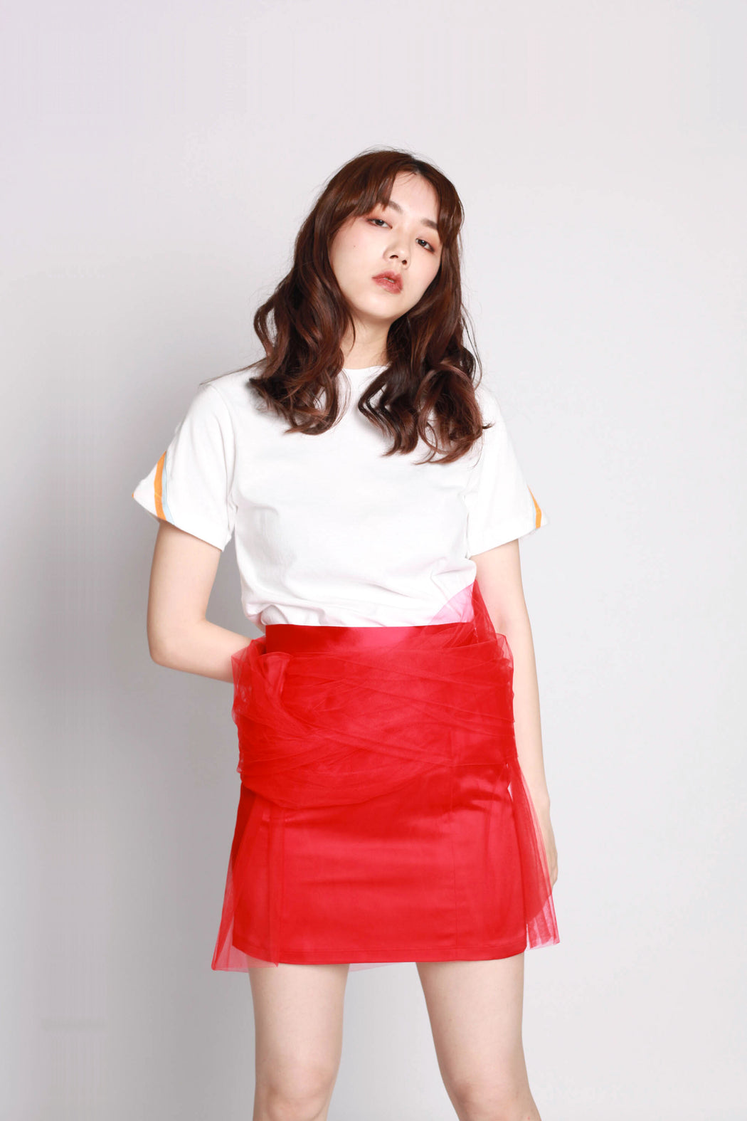 Tulle Skirt - Red