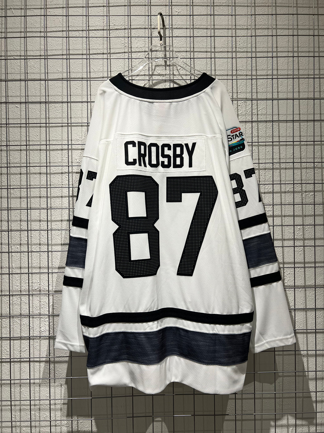 Miitchell&Ness Sidney Ceosby White 2019 NHL All-Star Game Power Play Jersry
