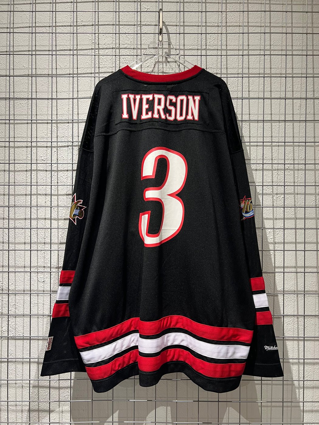 Mitchell&Ness Philadephia 76ers Allen Iverson Hockey Jersey