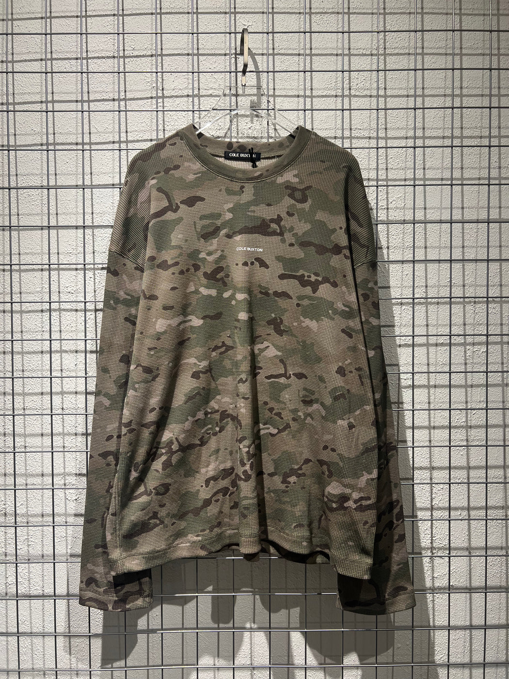 COLE BUXTON 華夫格長袖衫 Multicam 迷彩款