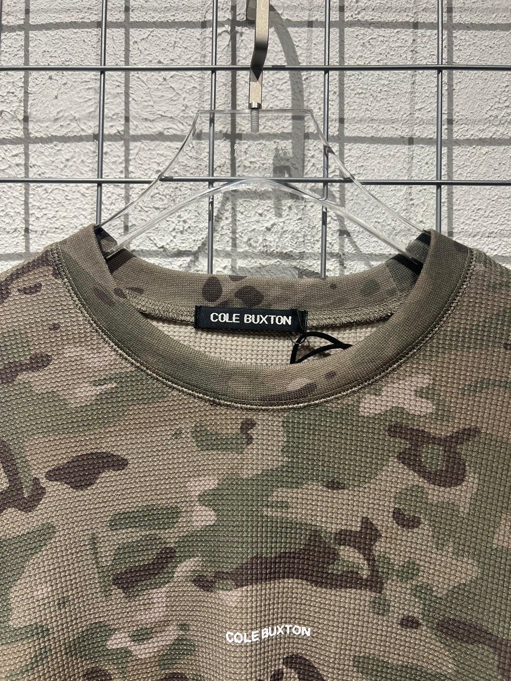 COLE BUXTON 華夫格長袖衫 Multicam 迷彩款