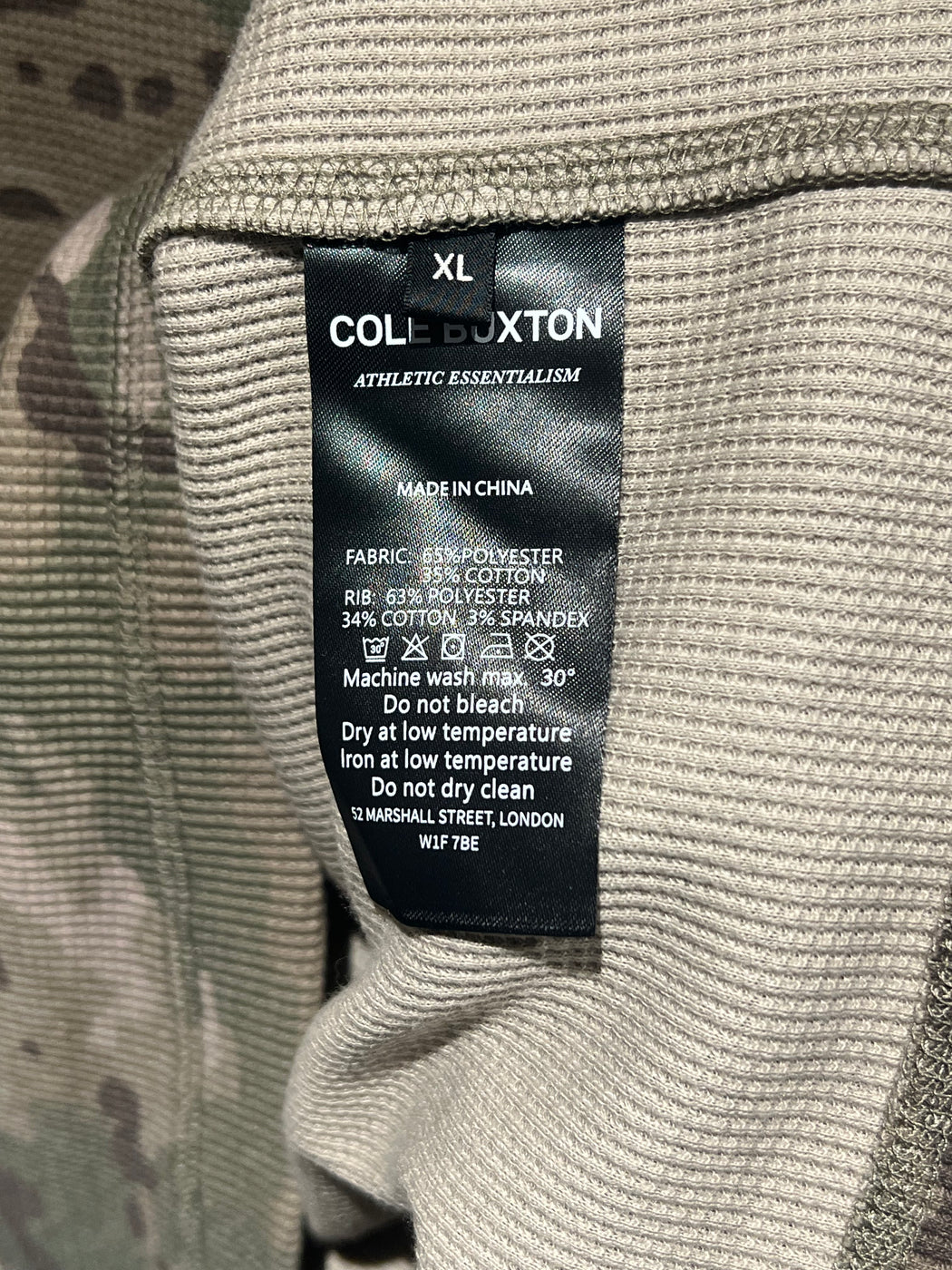 COLE BUXTON 華夫格長袖衫 Multicam 迷彩款