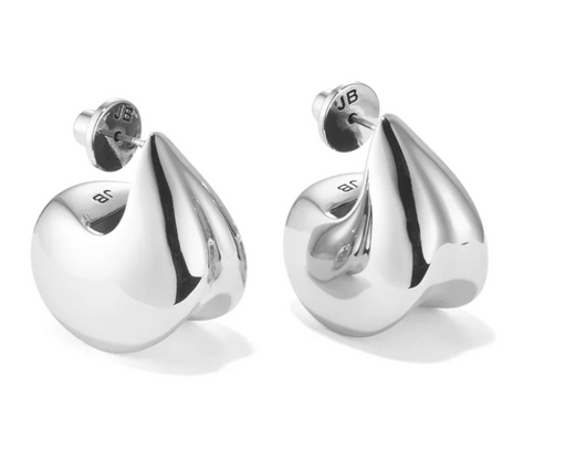 Nouveaux Puff Earrings - Silver
