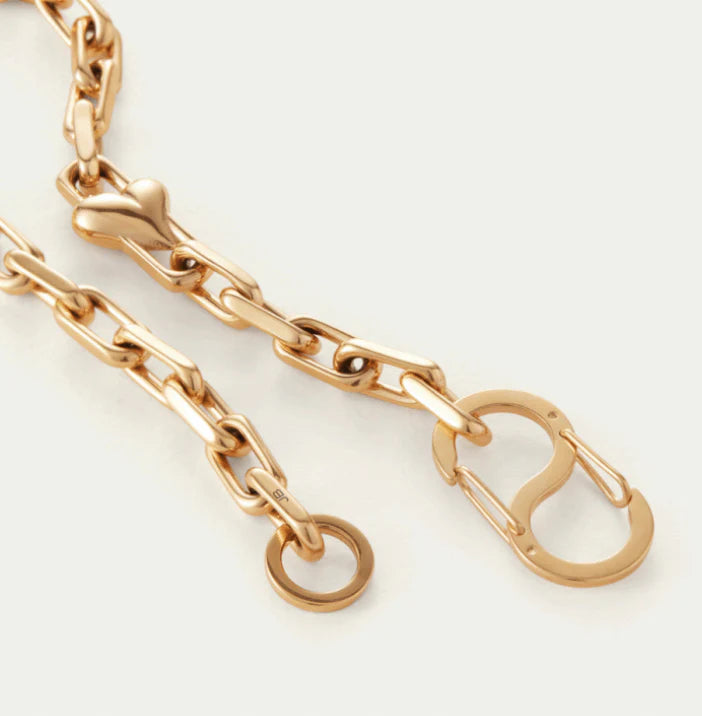 Art Heart Chain Necklace