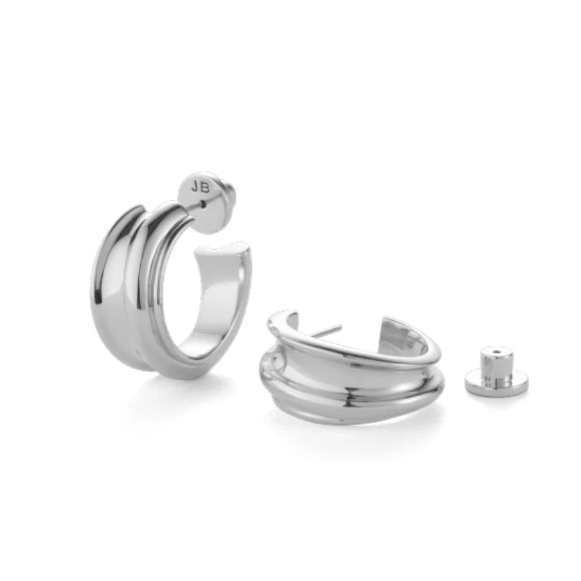 Lennon Hoops - Silver