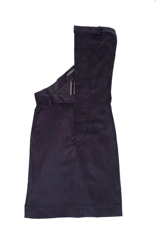 Asymmetrical Pencil Skirt - Navy