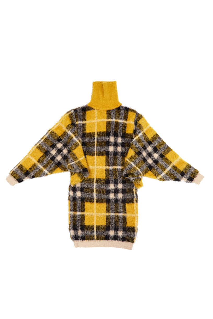 Tartan Knitwear - Yellow