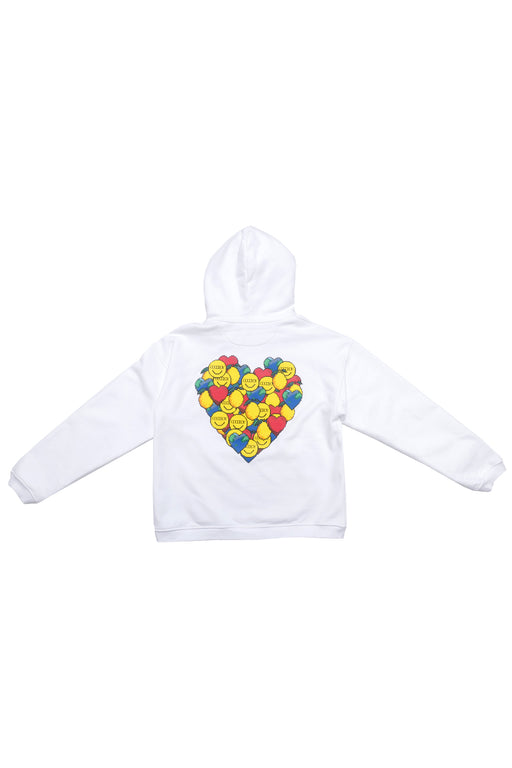 Oversized Heart Graphic Hoodie