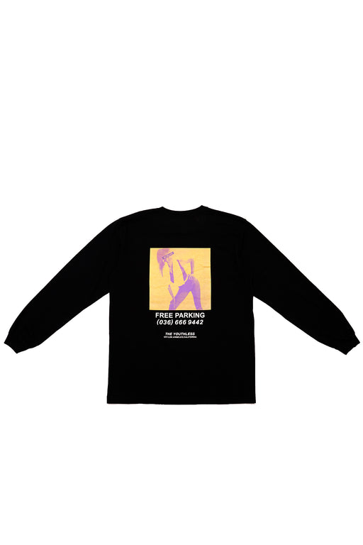 Free Parking L/S Tee - Black