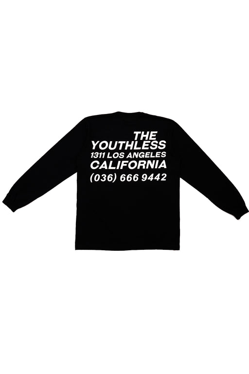 Classic Back L/S Tee - Black