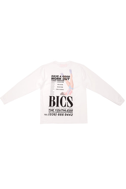 Peace Sign L/S Tee - White