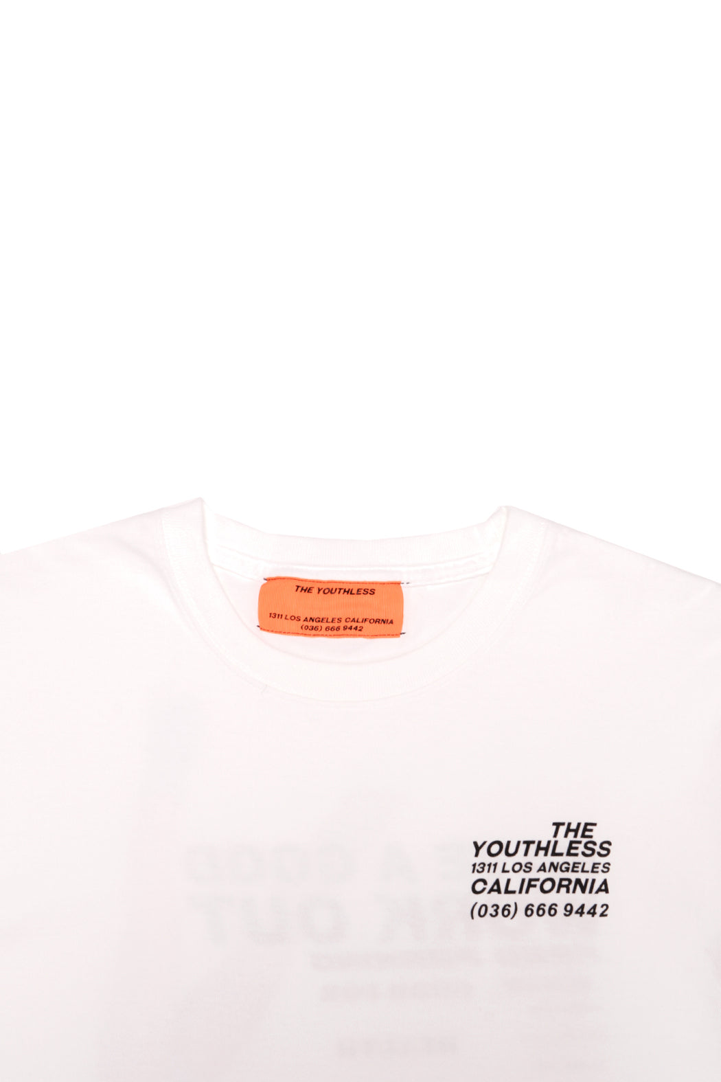 Peace Sign L/S Tee - White