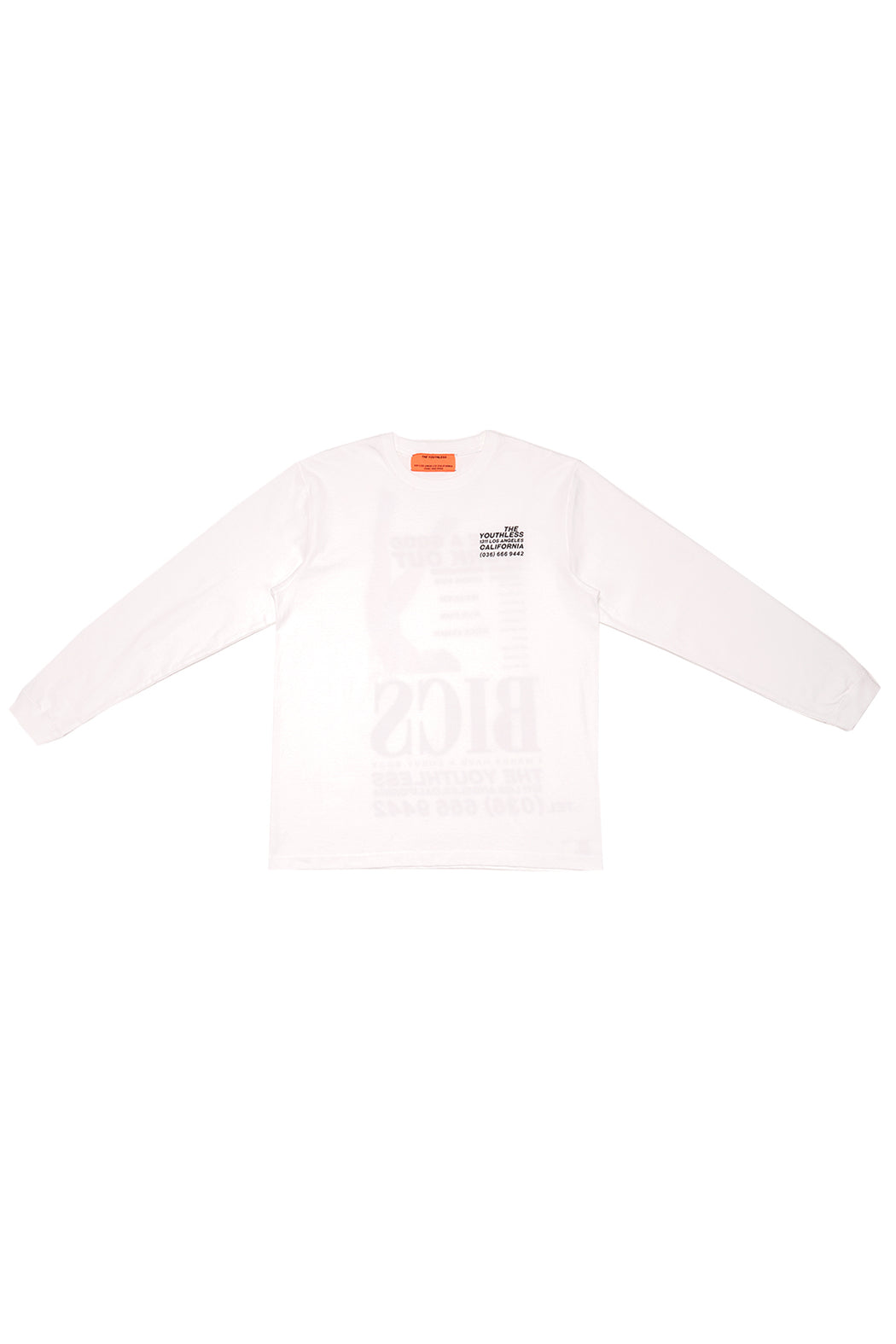 Peace Sign L/S Tee - White