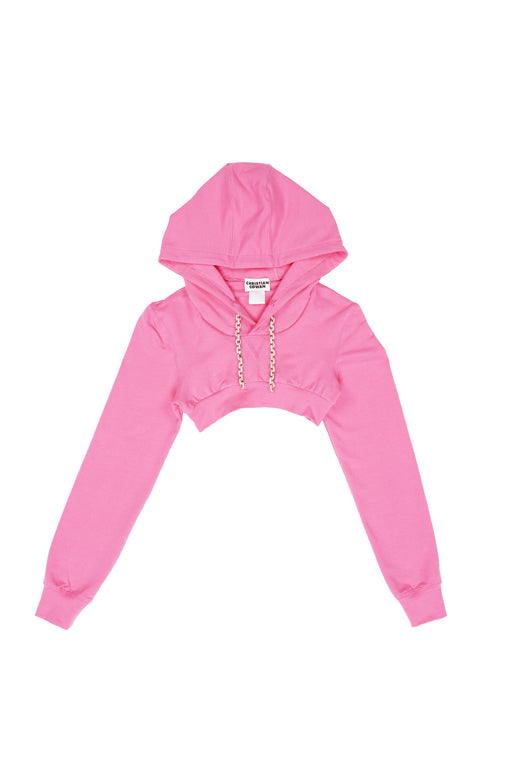 Cropped Sweatshirt - Pink