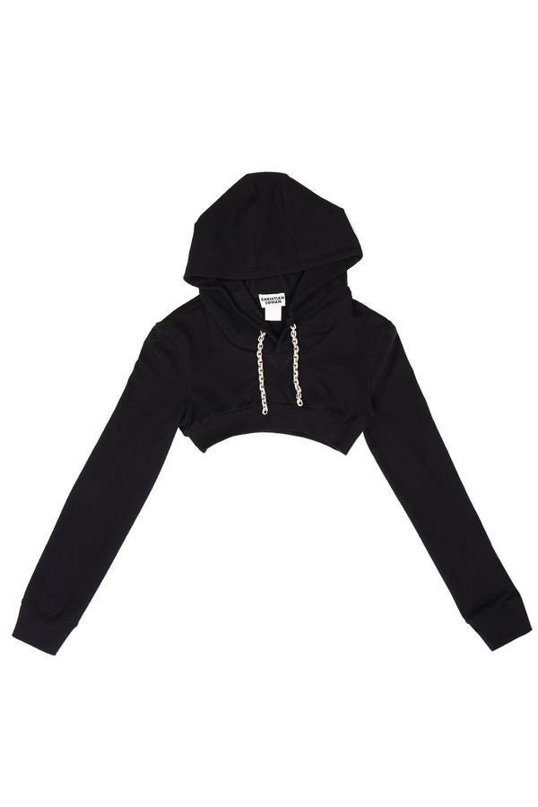 Cropped Sweatshirt - Black