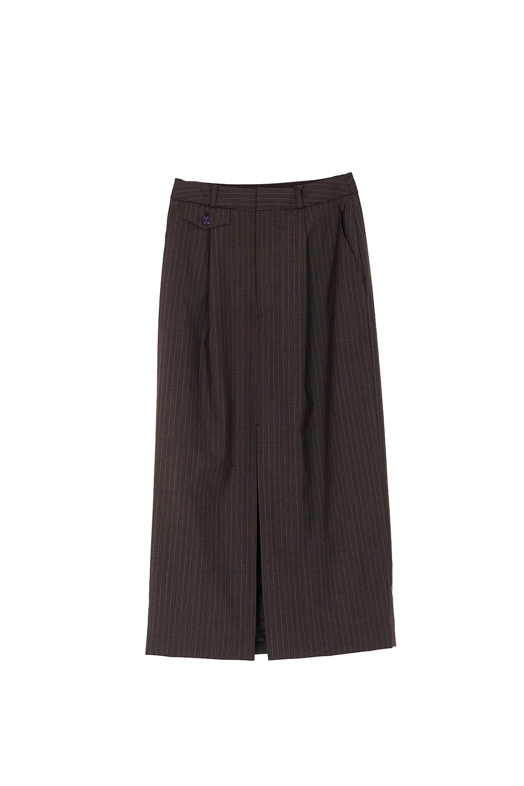 Tailored Skirt - Brown