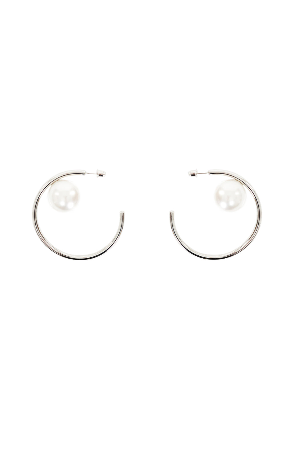 Pearl Earring - Silver